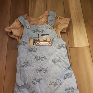 Kids Construction Print Matching Set